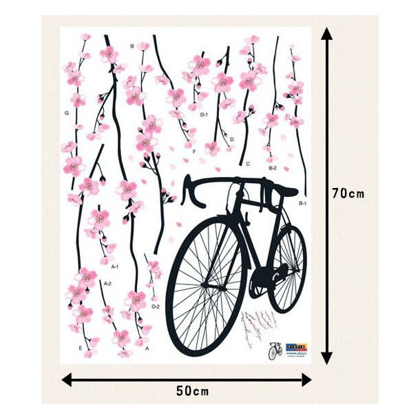 Blomster og cykel